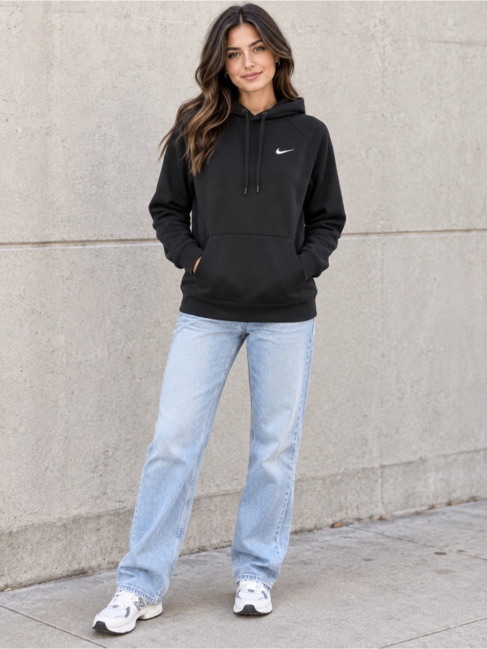 Nike Therma-FIT Black Pullover Hoodie — Size Small